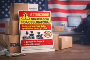 registrazione FDA obbligatoria prima dell'esportazione di alimenti negli Stati Uniti