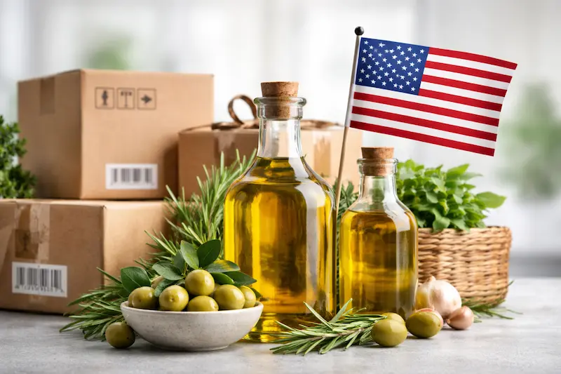 export olio di oliva negli USA requisiti FDA e registrazione alimentare