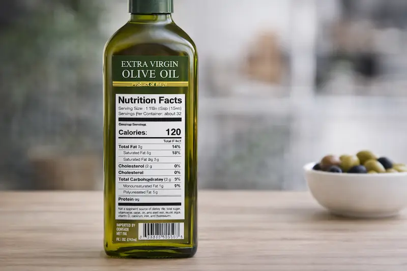 Registrazione FDA olio di oliva